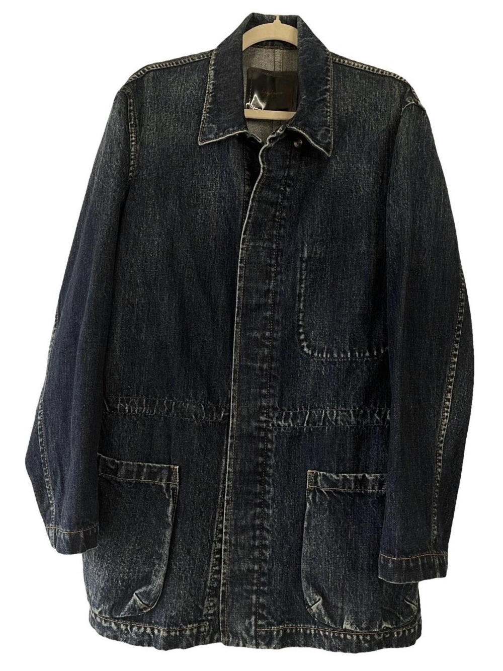 Yohji Yamamoto Pour Homme Denim Half Coat - Made in Japan - Size 2